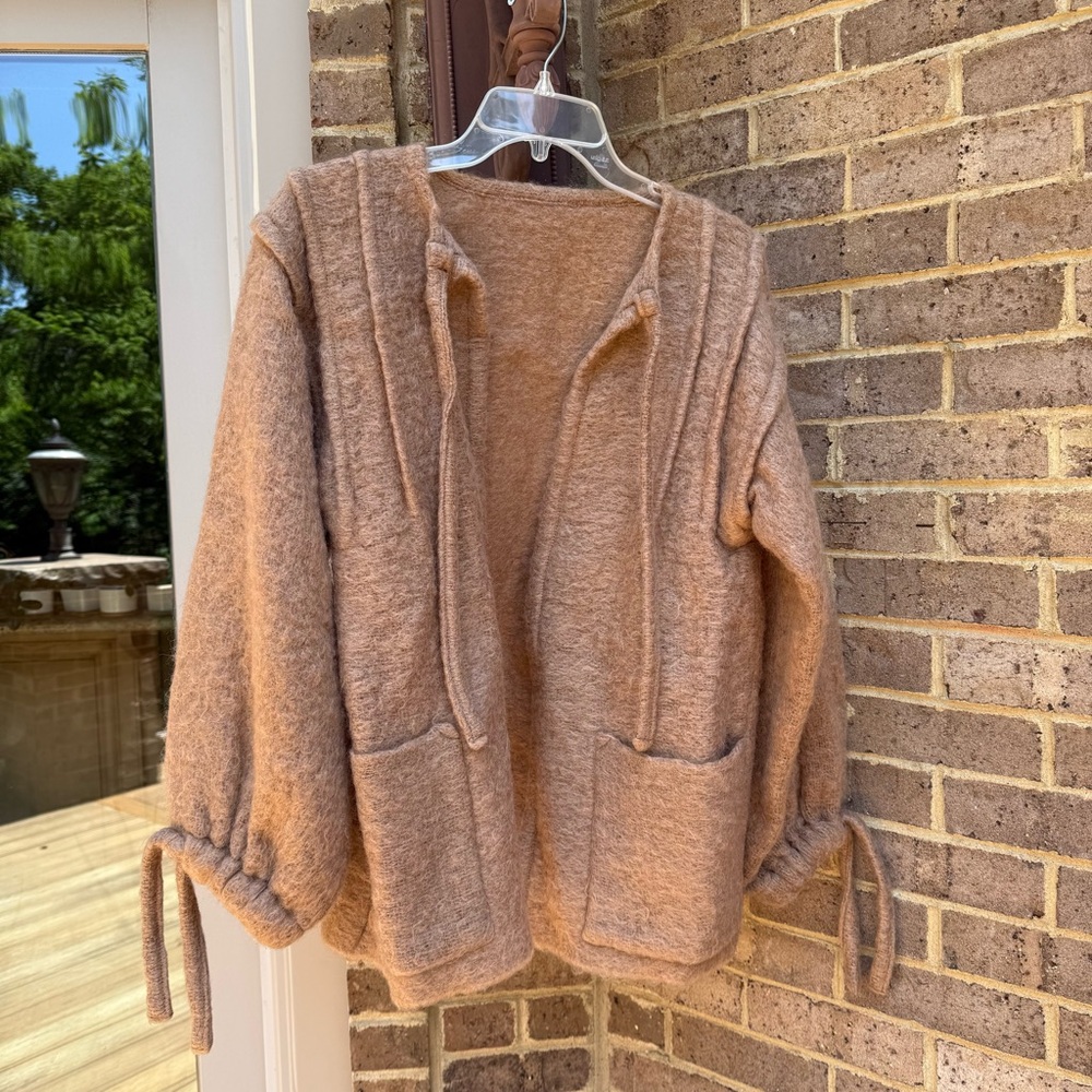 Donegal Design Wool Mohair Cardigan Irish